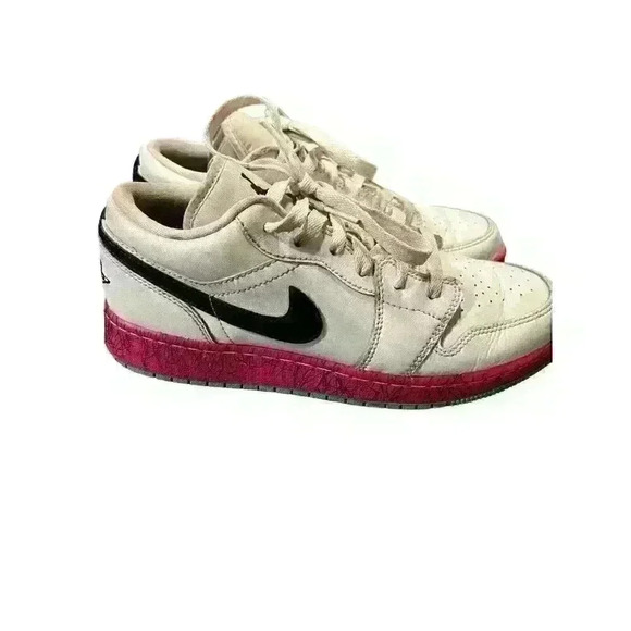 Nike Air Jordan 1 Low GS "Grades" Kid's 6 Youth Multi-Color Sneaker Runs Large - Picture 6 of 11